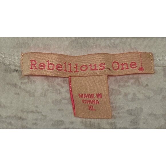 Rebellious One "In Your Dreams" Sleeveless T-Shirt Cotton Blend Women's Size XL - Picture 6 of 12